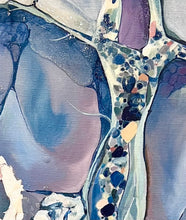 Load image into Gallery viewer, Alisa Beak, Night Pool I, Oil &amp; Mixed Medium on Canvas
