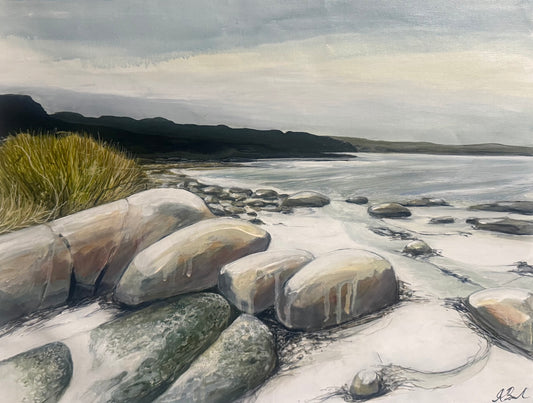 Alisa Beak, Winters Light, Mixed Media on Canvas