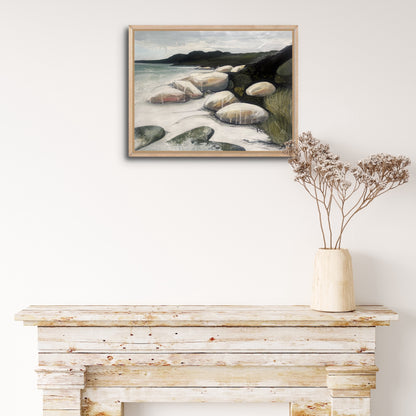 Alisa Beak, Winters Light, Mixed Media on Canvas