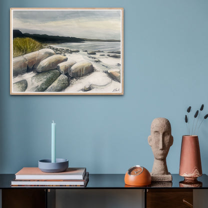 Alisa Beak, Winters Light, Mixed Media on Canvas