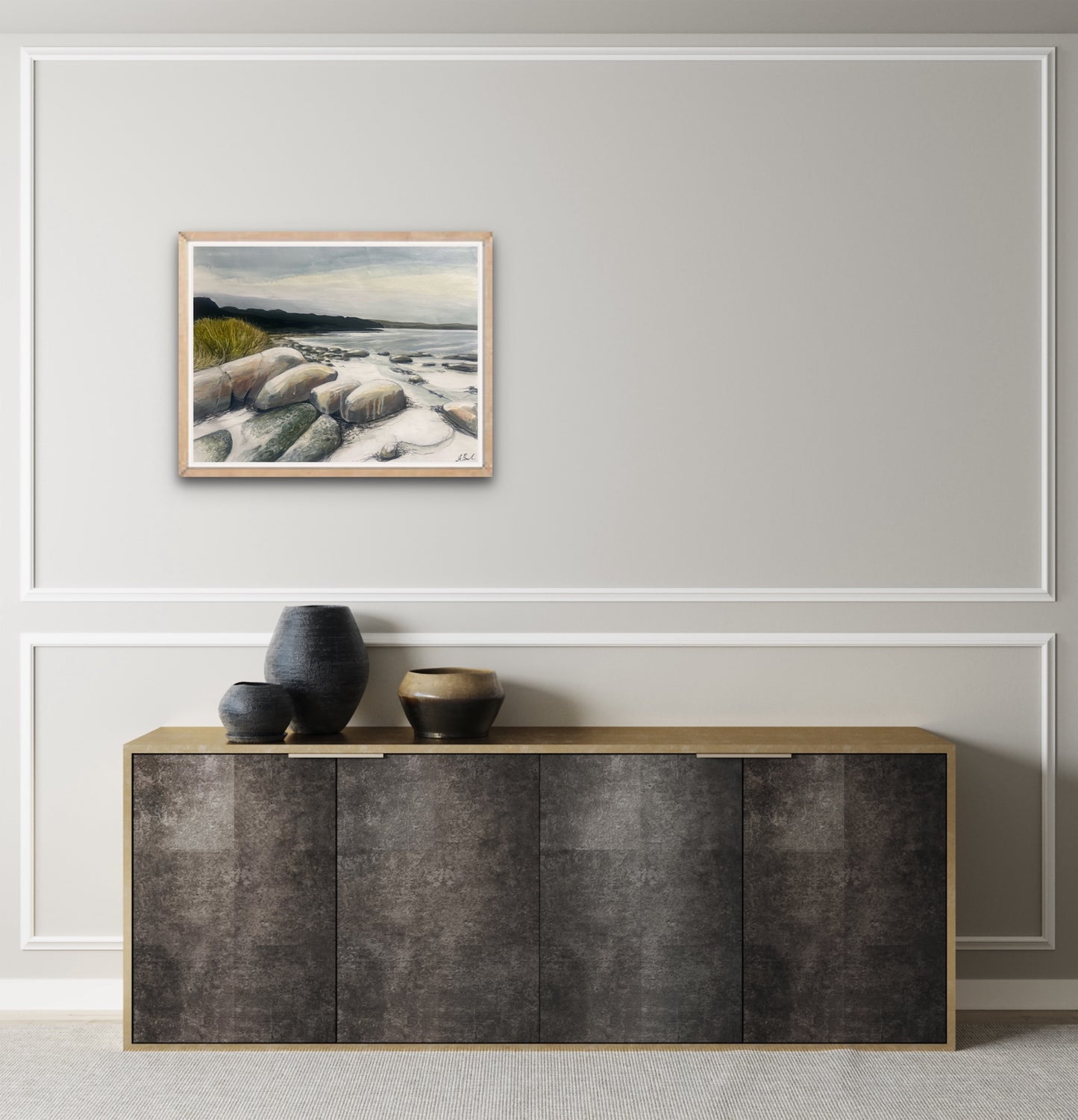 Alisa Beak, Winters Light, Mixed Media on Canvas