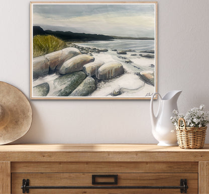 Alisa Beak, Winters Light, Mixed Media on Canvas