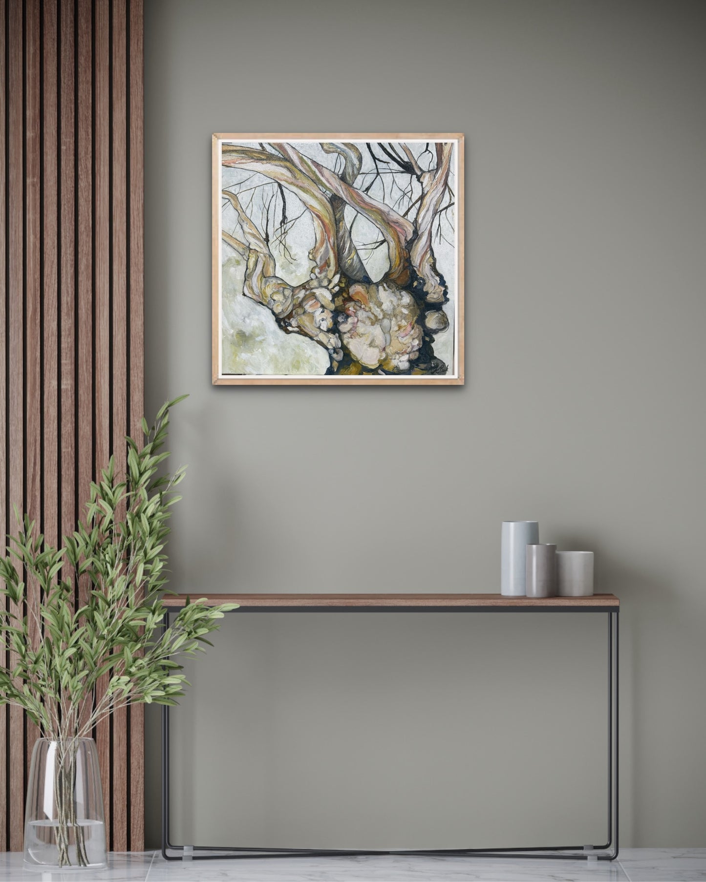 Alisa Beak, The Gnarled Ancient, Mixed Media on Canvas