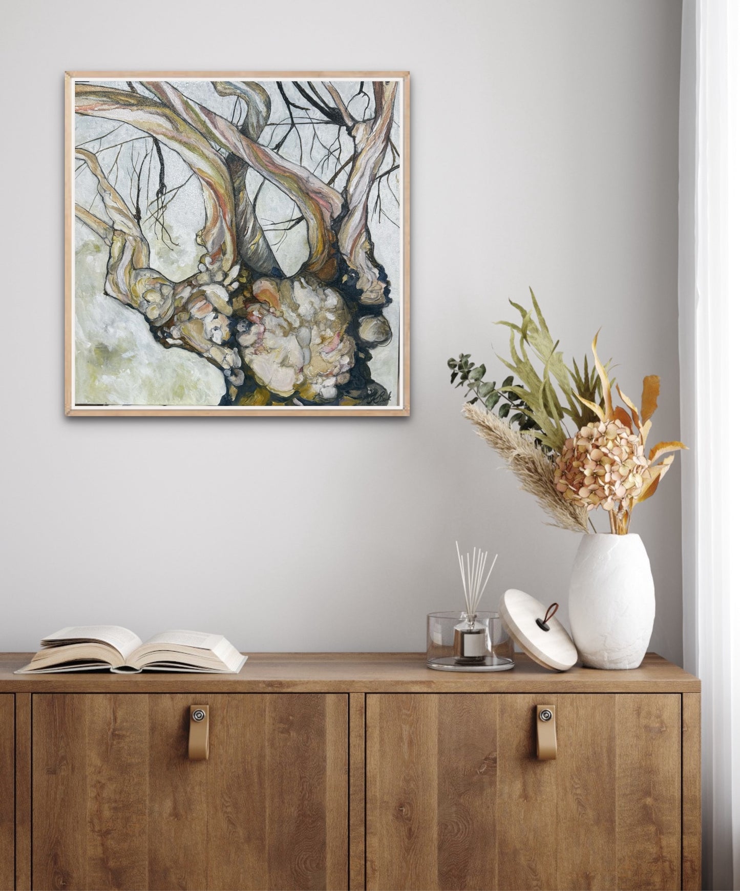 Alisa Beak, The Gnarled Ancient, Mixed Media on Canvas