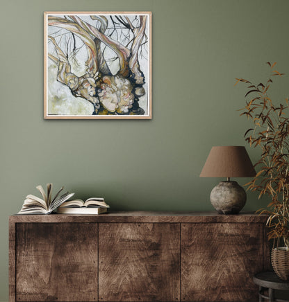 Alisa Beak, The Gnarled Ancient, Mixed Media on Canvas