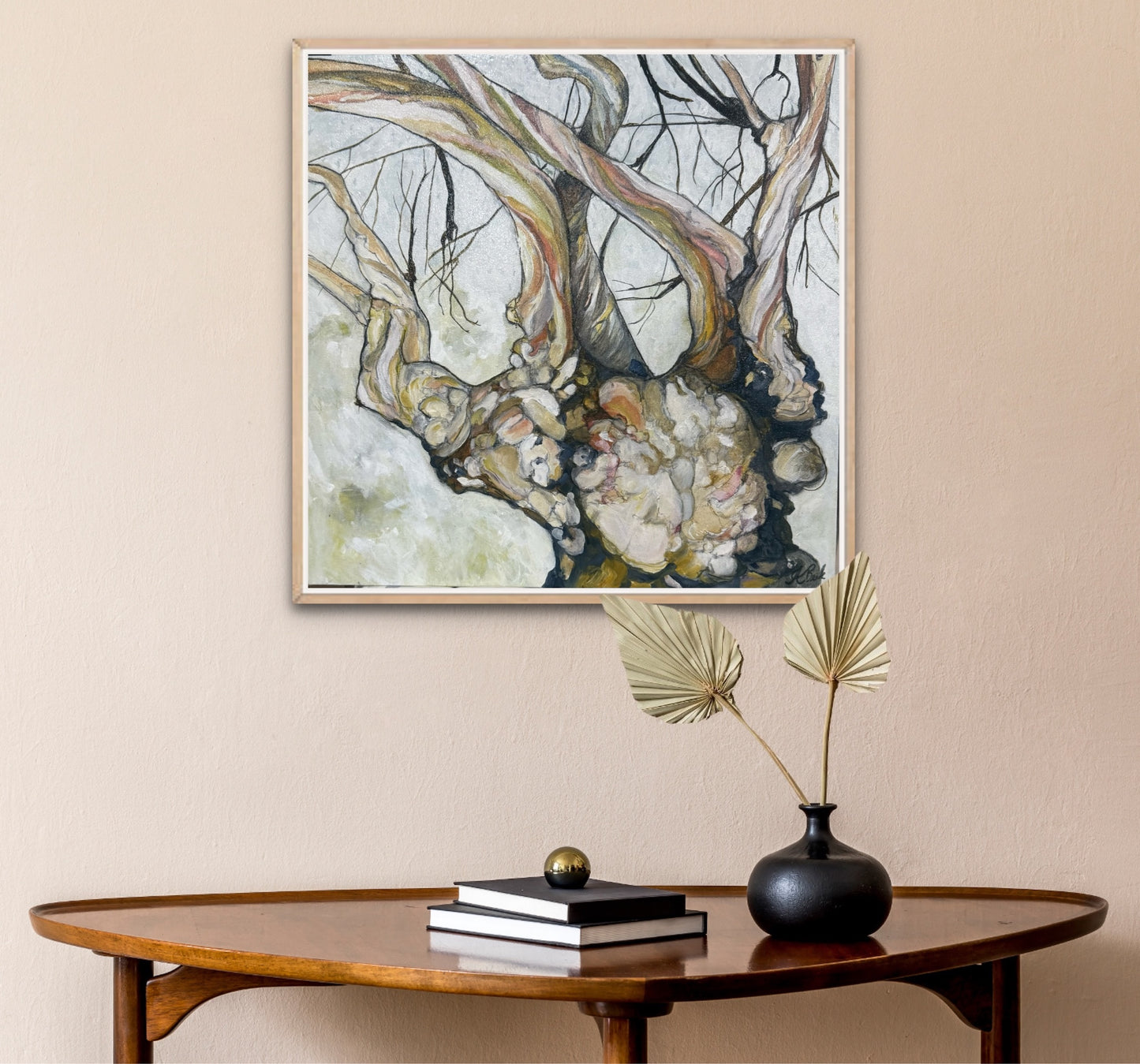 Alisa Beak, The Gnarled Ancient, Mixed Media on Canvas