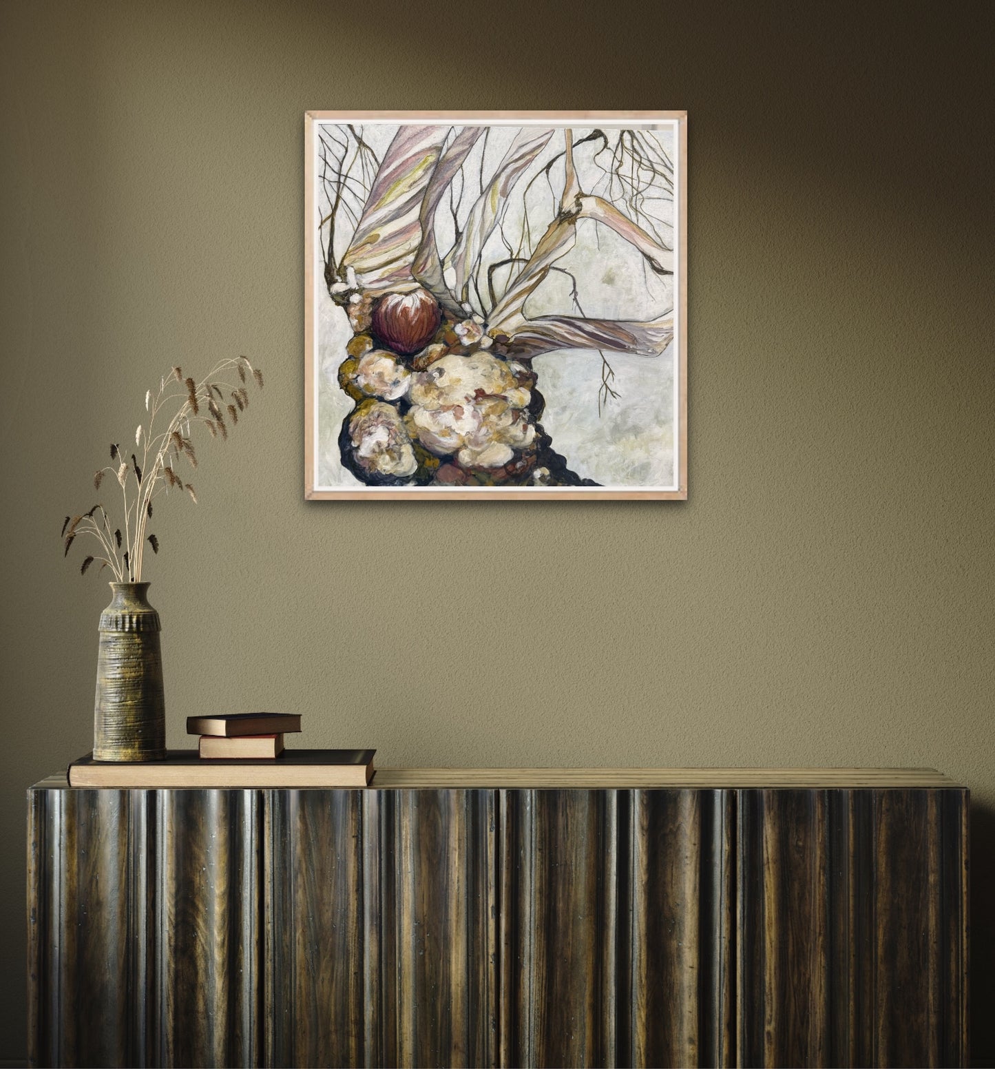 Alisa Beak,The Lyrical Distorted, Mixed Media on Canvas