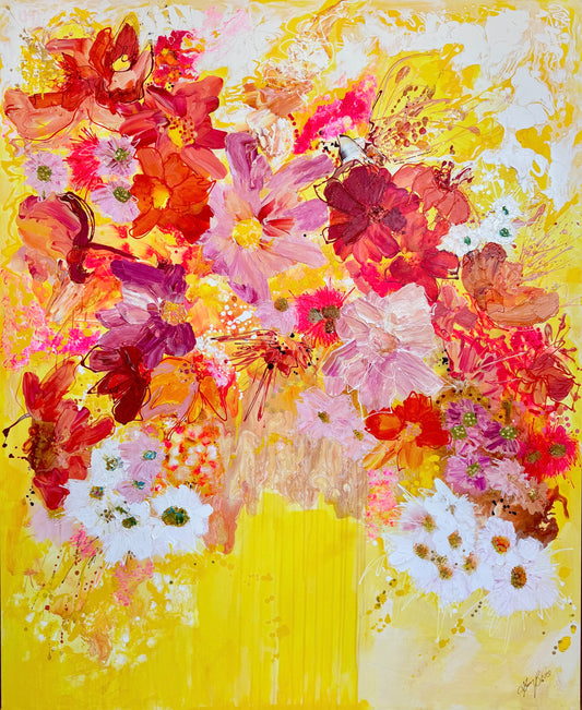 Kerry Bruce, Delicate Beauty, Acrylic on Canvas