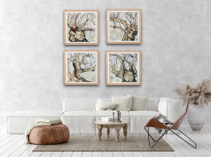 Alisa Beak,The Lyrical Distorted, Mixed Media on Canvas