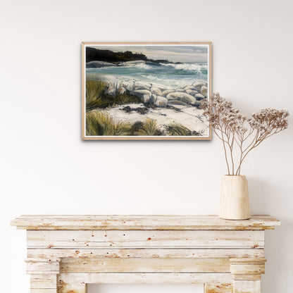 Alisa Beak, Jade Swell, Mixed Media on Canvas