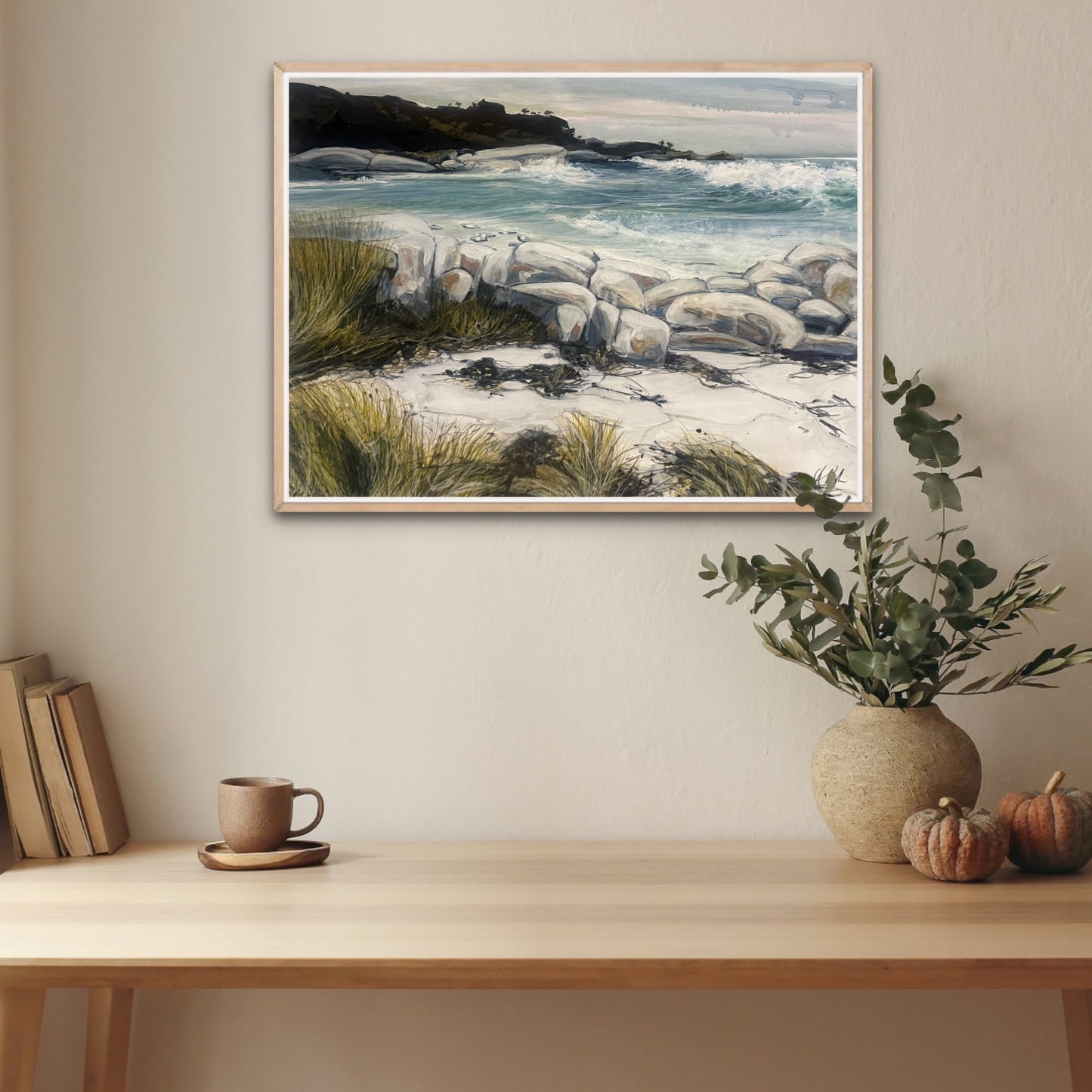 Alisa Beak, Jade Swell, Mixed Media on Canvas