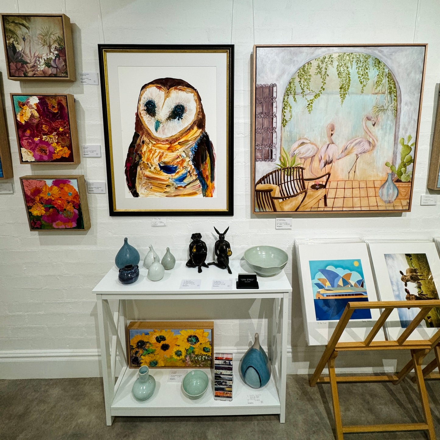 Kerry Bruce, Oliver Owl, Acrylic on 500gsm Art Paper