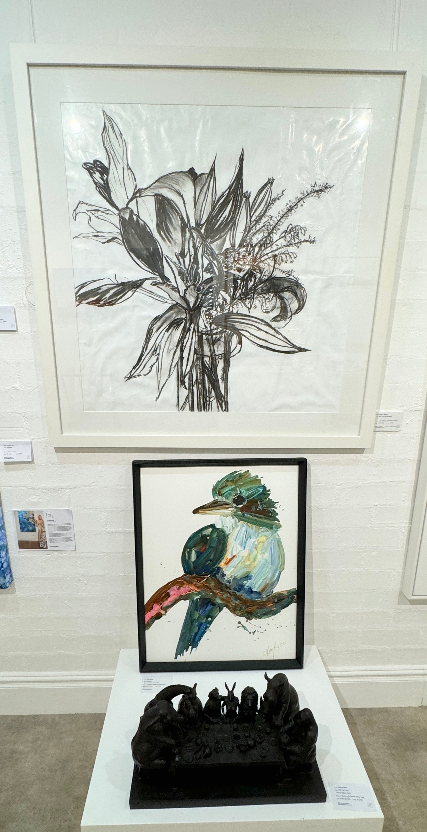 Kerry Bruce, Kookaburra , Acrylic on 500gsm Art Paper