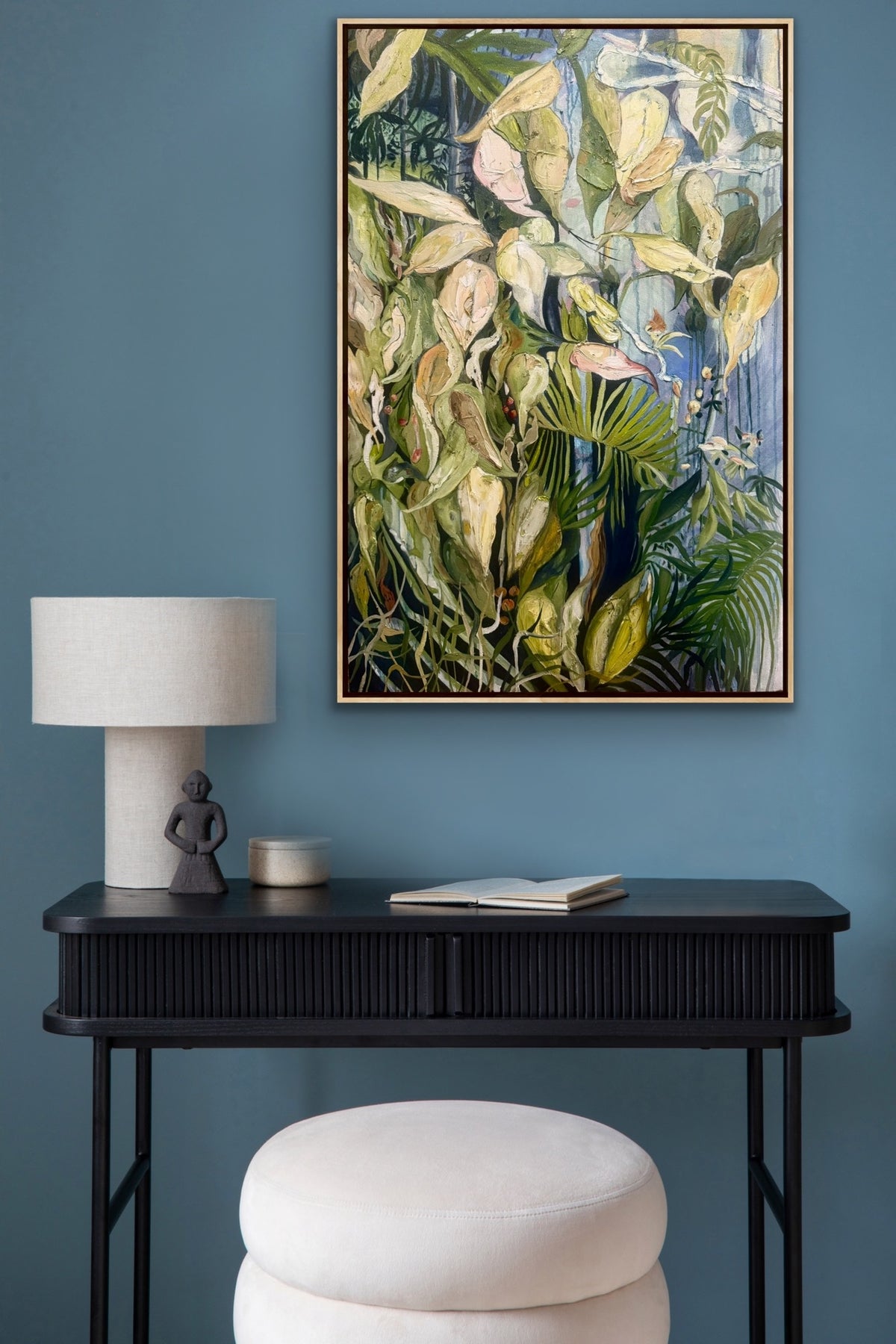 Alisa Beak, Hidden Garden, Mixed Media on Canvas