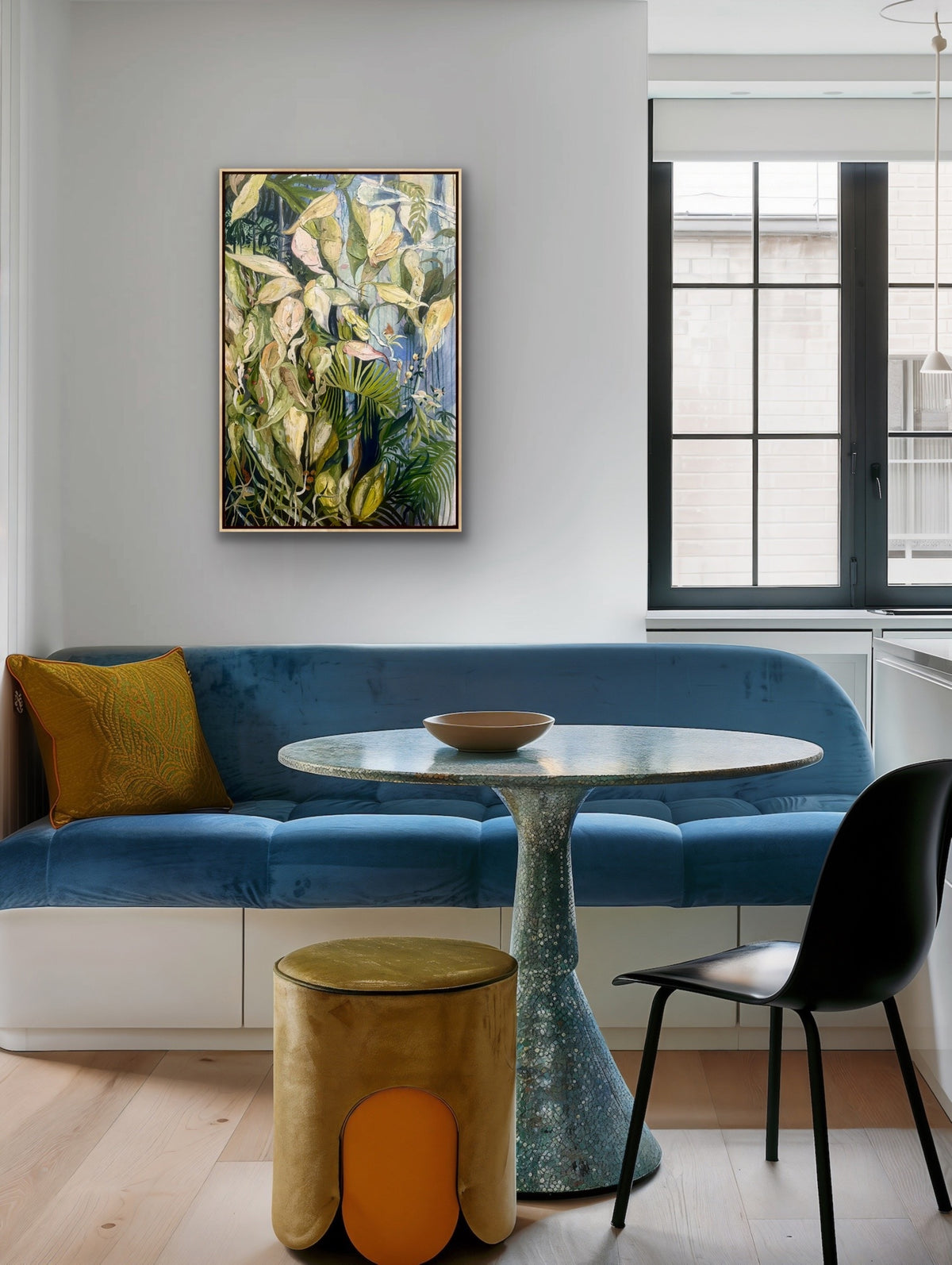 Alisa Beak, Hidden Garden, Mixed Media on Canvas