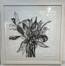 Load image into Gallery viewer, Kerry Bruce, Still LIfe of Florals , Charcoal on Art Paper
