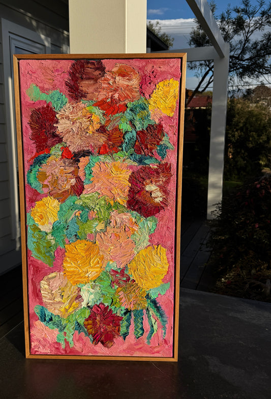 Kerry Bruce, Native Blush, Oil on Canvas