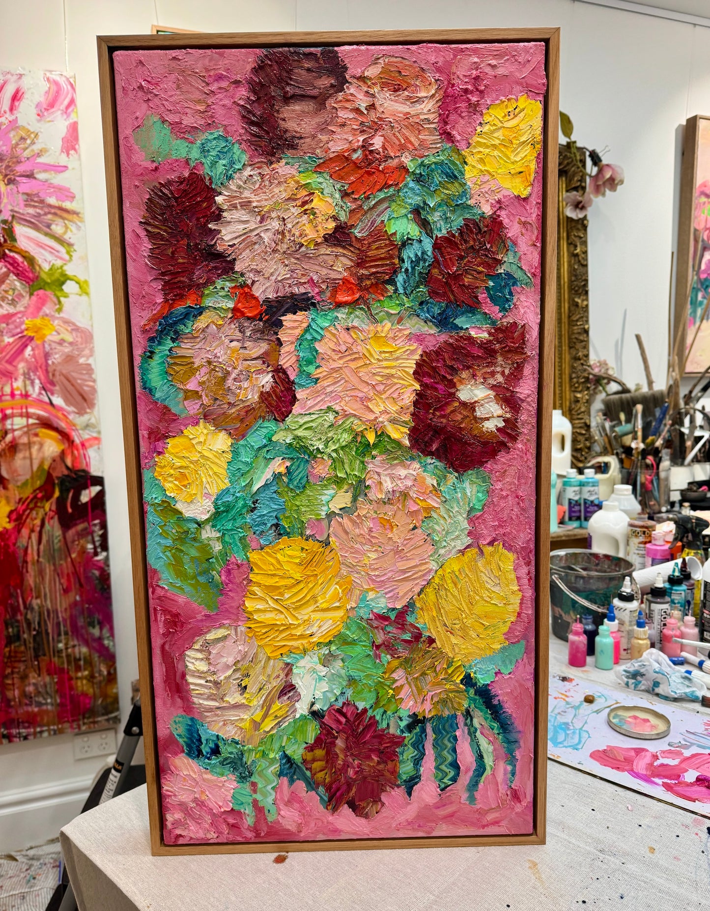 Kerry Bruce, Native Blush, Oil on Canvas