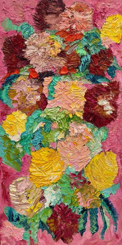Kerry Bruce, Native Blush, Oil on Canvas