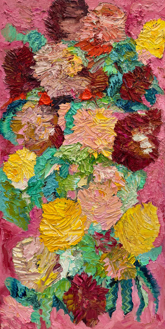 Kerry Bruce, Native Blush, Oil on Canvas