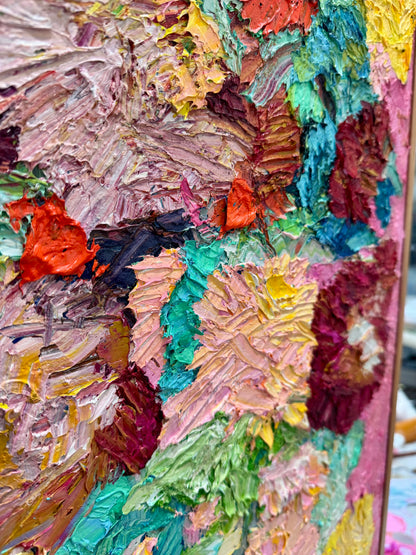 Kerry Bruce, Native Blush, Oil on Canvas