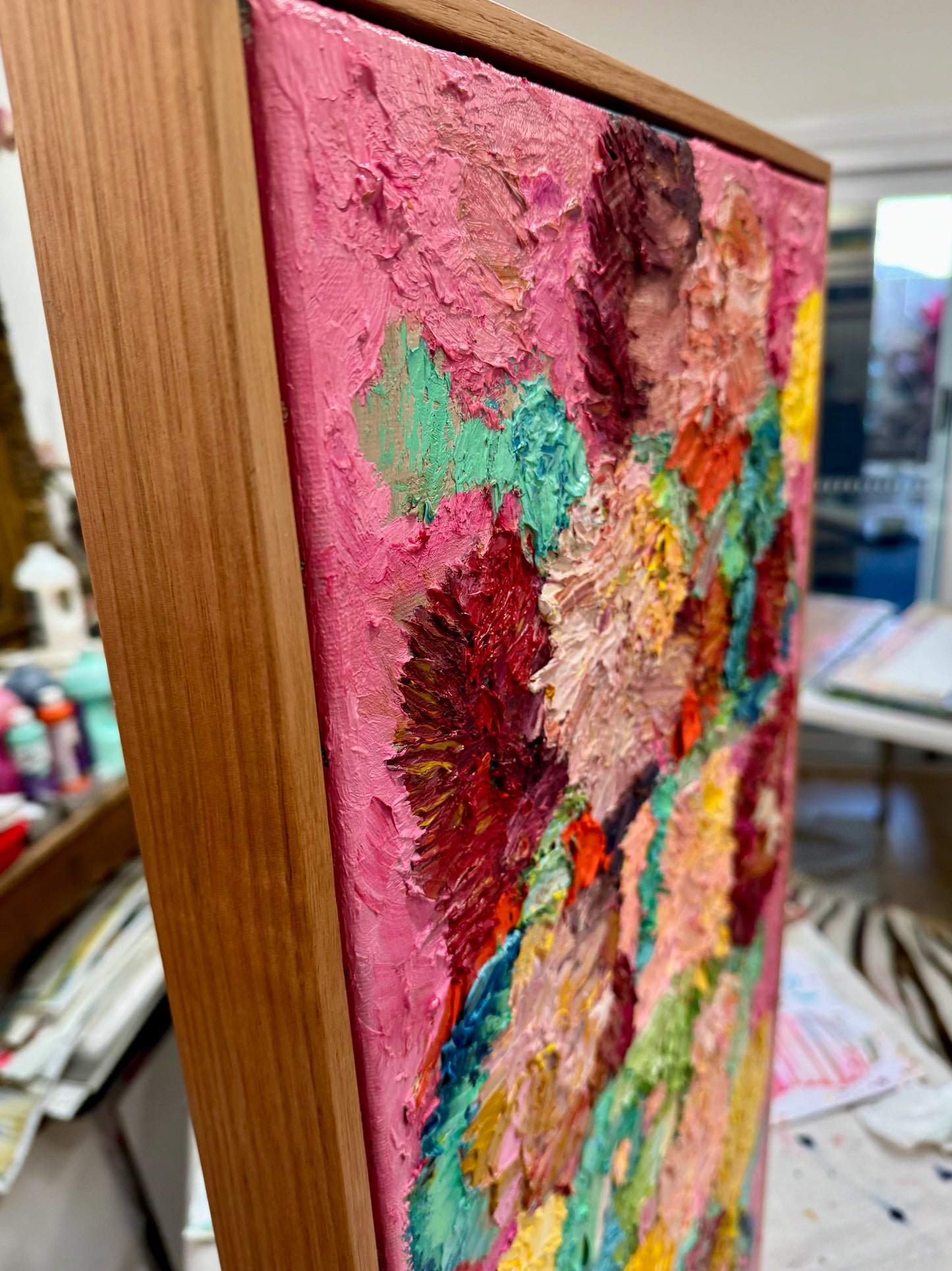 Kerry Bruce, Native Blush, Oil on Canvas