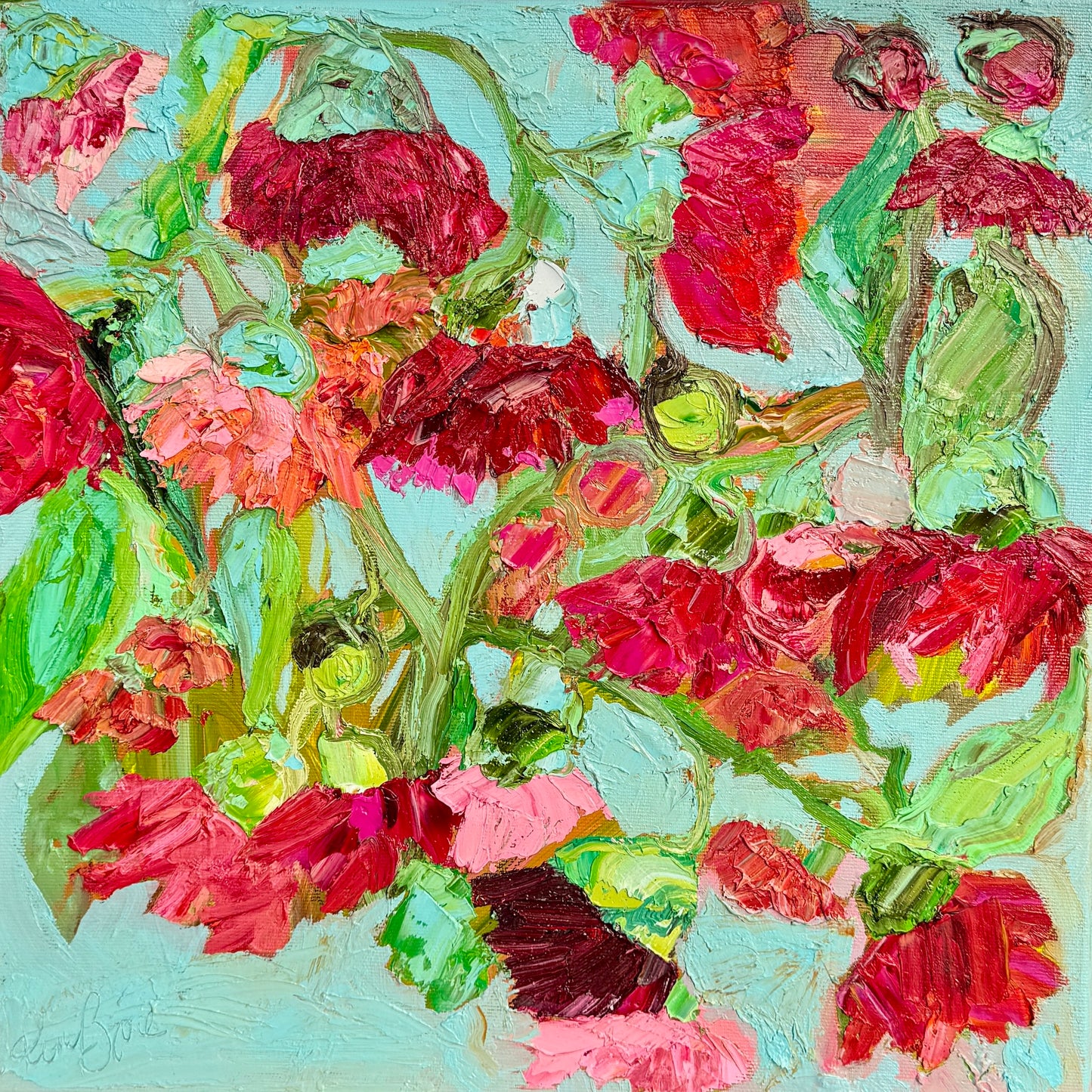 Kerry Bruce, Whispers of Blossoms, Oil on Canvas