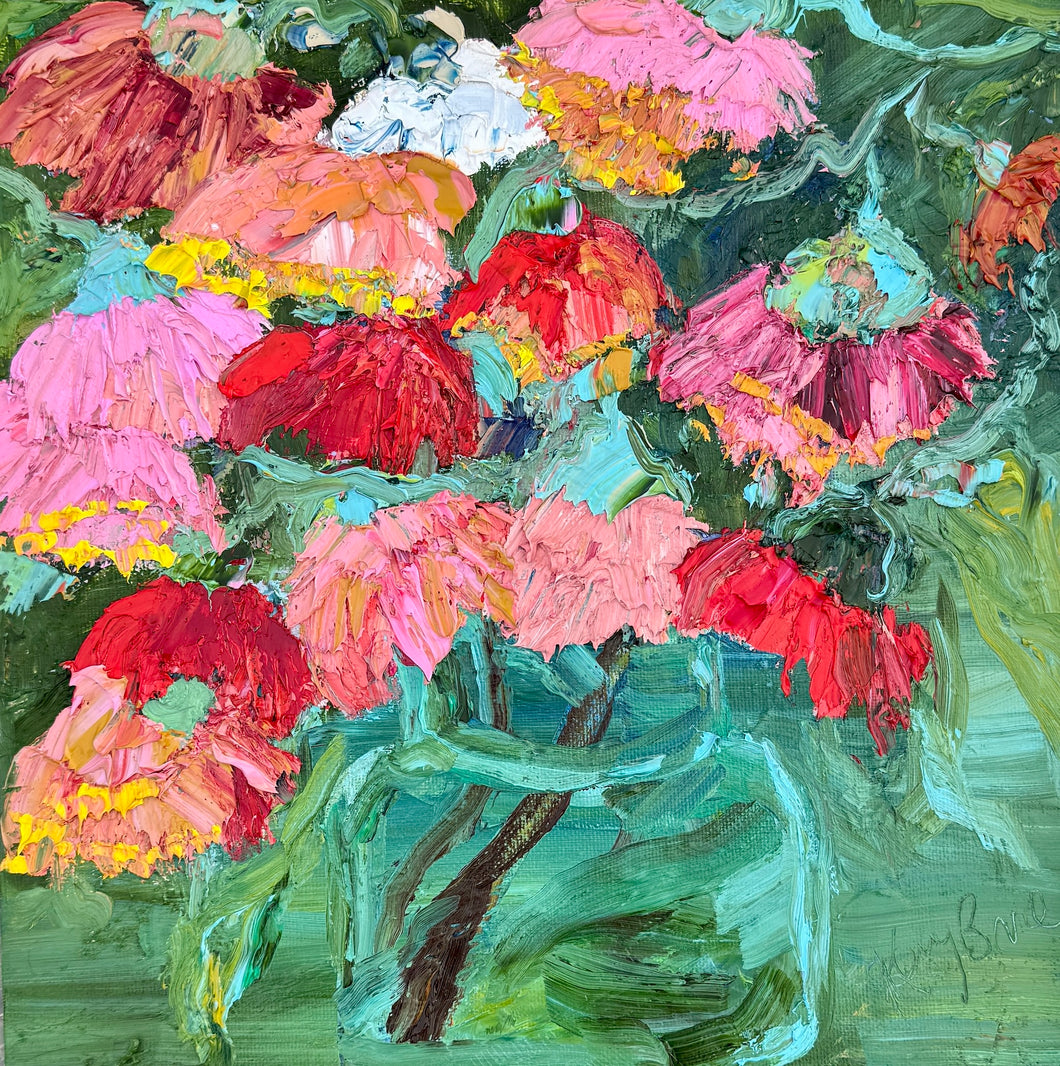 Kerry Bruce, Gum Blossoms Petite, Oil on Canvas Board