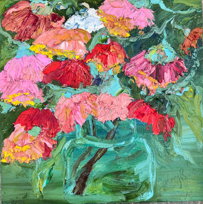 Kerry Bruce, Gum Blossoms Petite, Oil on Canvas Board