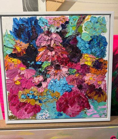 Kerry Bruce, Petal Power, Oil on Canvas