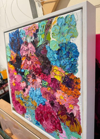 Kerry Bruce, Petal Power, Oil on Canvas