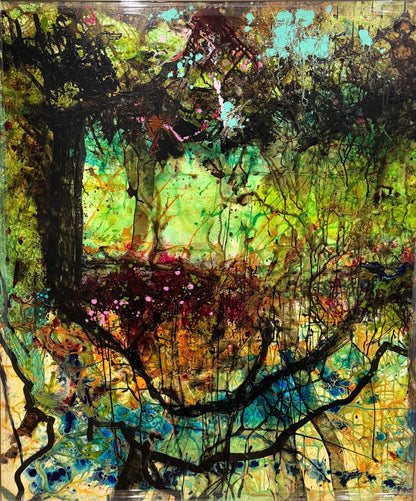 Kerry Bruce, River Dance, Acrylic on Canvas