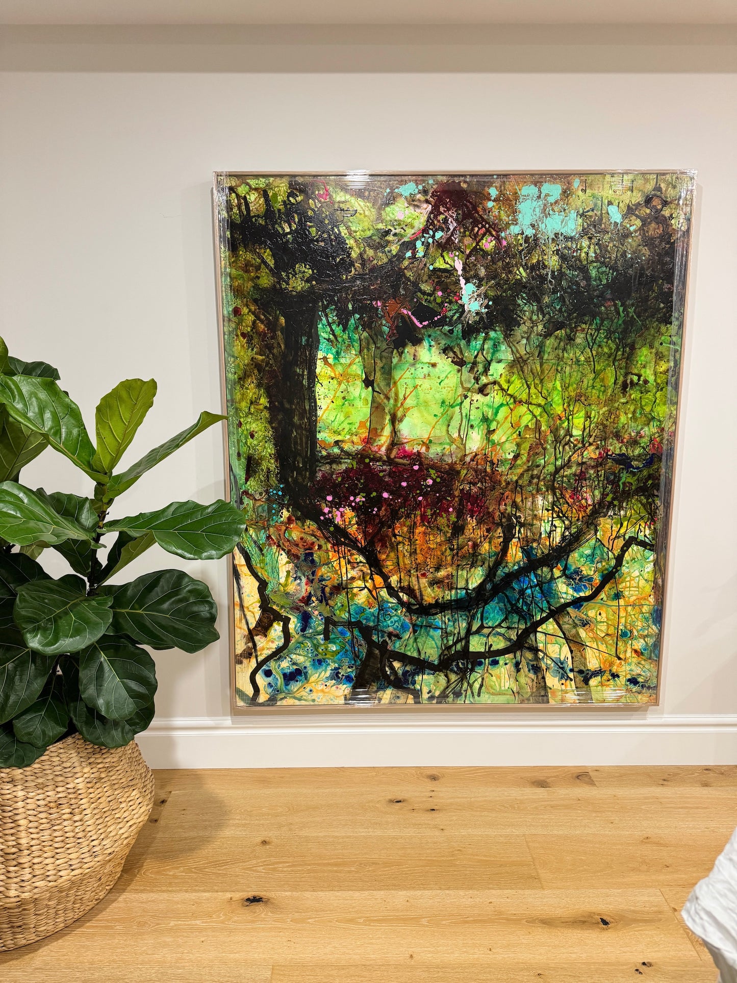 Kerry Bruce, River Dance, Acrylic on Canvas