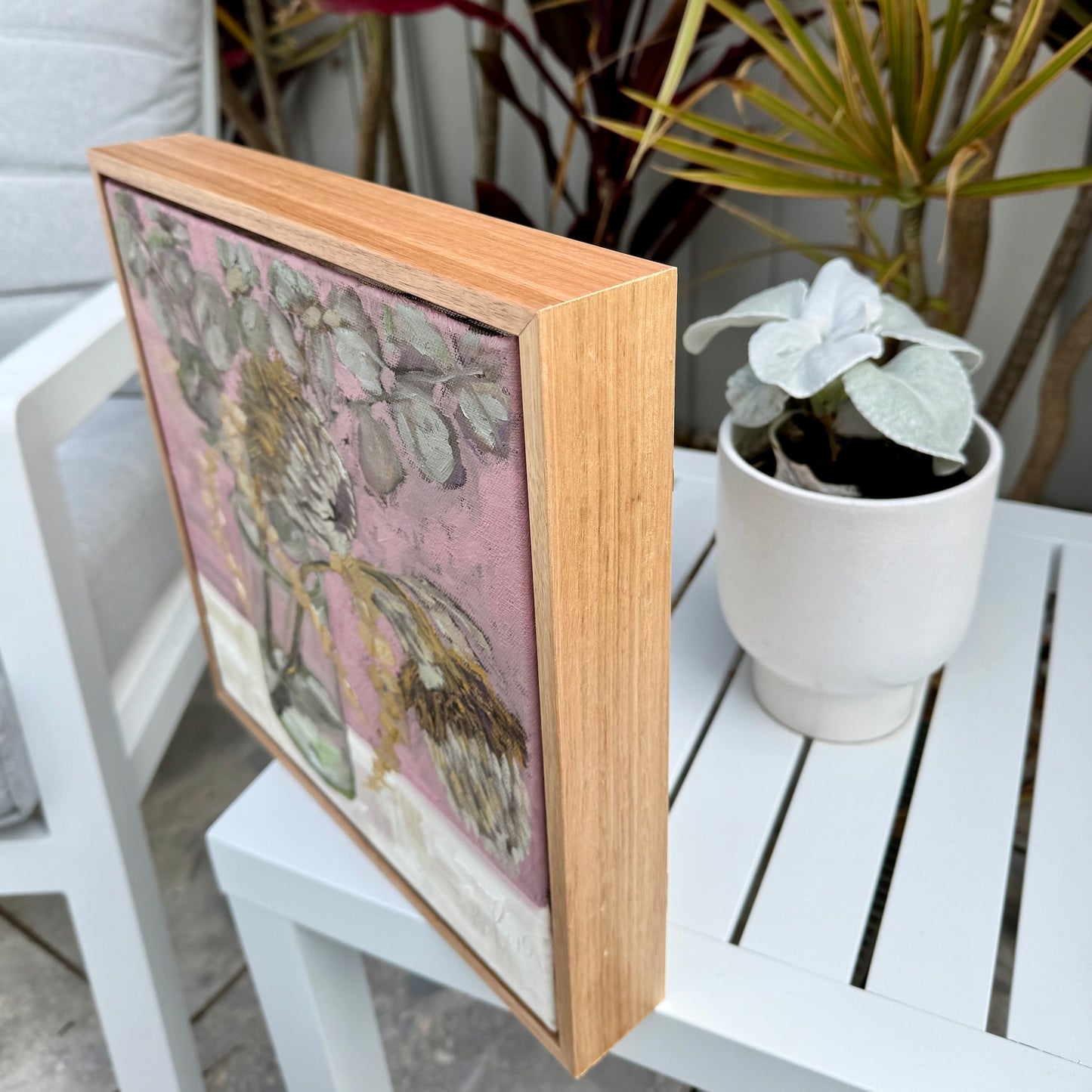 Kerry Bruce, Flora, Oil on Canvas Board