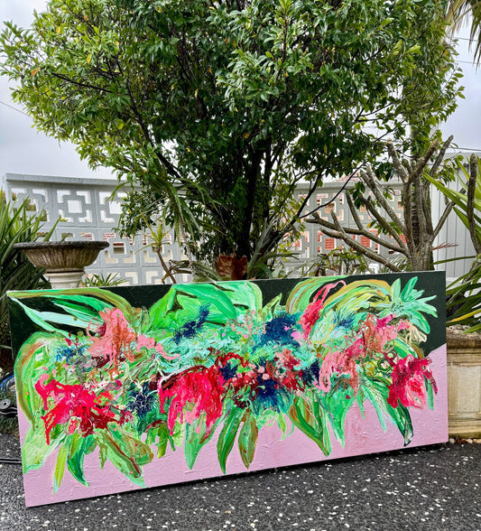 Kerry Bruce, Lush, Acrylic on Canvas