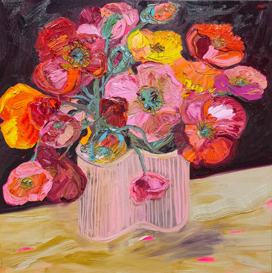 Kerry Bruce, J'Adore, Oil on Canvas