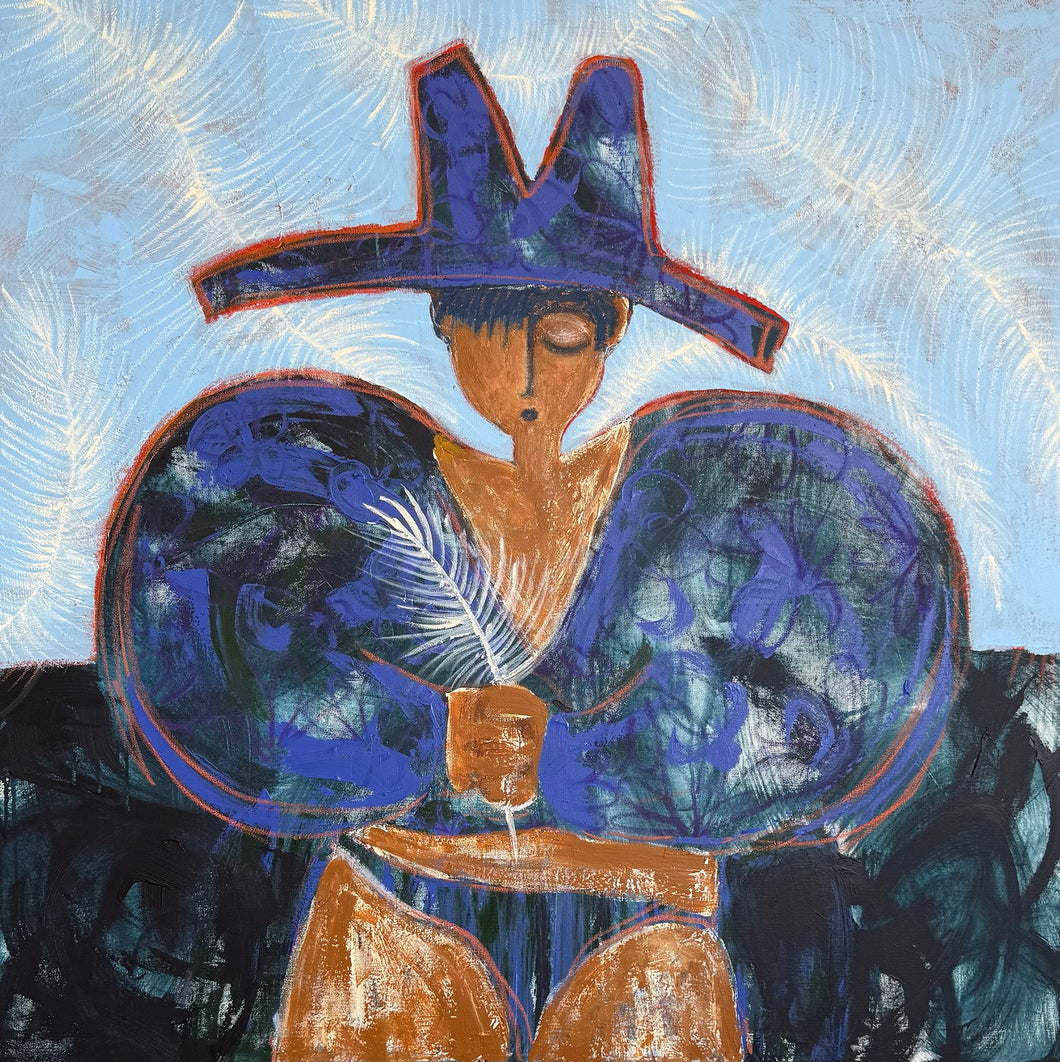 Pav Spencer, Make a Wish,  Mixed Media on Canvas