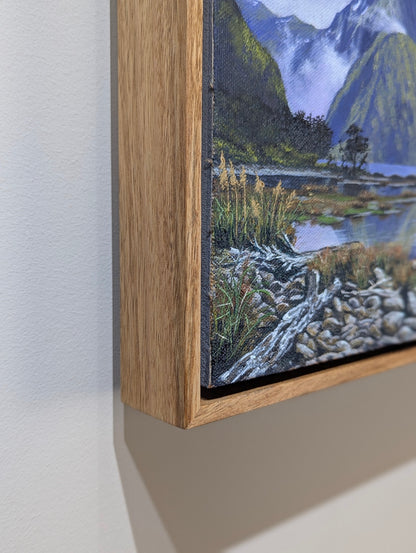 Daniel Beresford, Milford Sound, Oil on Canvas Panel