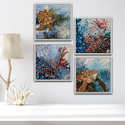 Jennifer Luck, Elegant Preditor, Oil on Canvas