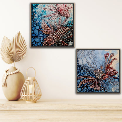 Jennifer Luck, Elegant Preditor, Oil on Canvas