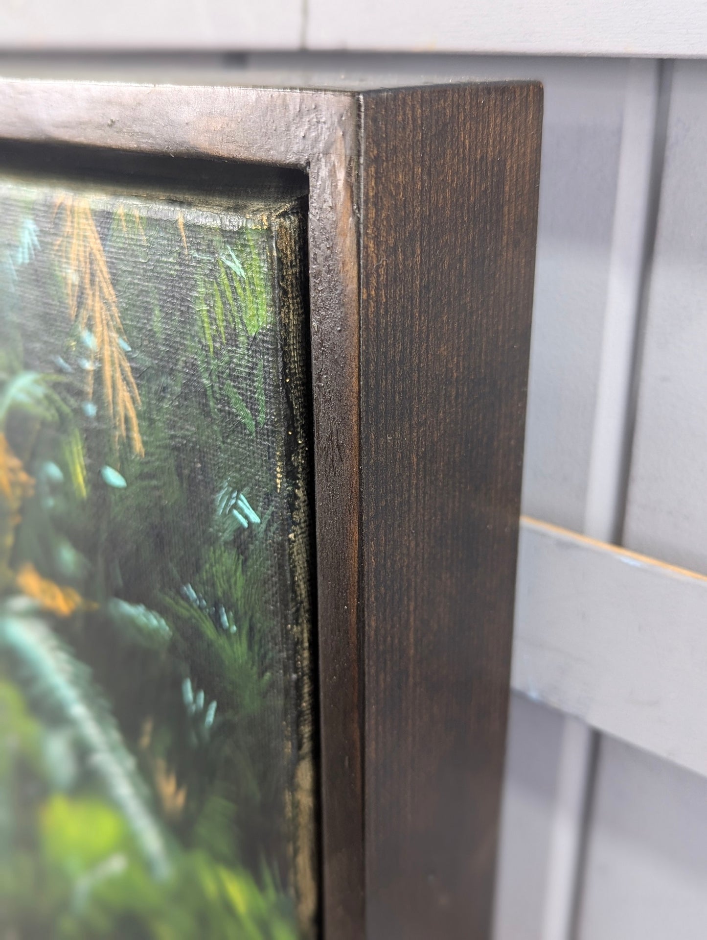 Daniel Beresford, Mossy Forest, Oil on Linen