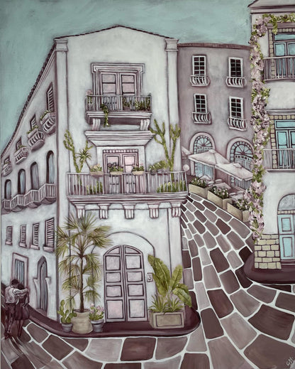 Carmel McCarney, Serate Italiane, Acrylic on Canvas