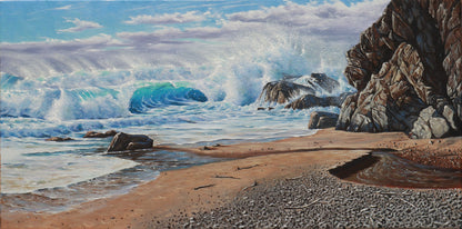Daniel Beresford, Path to the Sea, Oil on Canvas