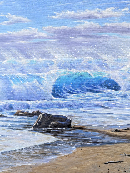 Daniel Beresford, Path to the Sea, Oil on Canvas