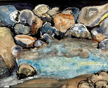 Load image into Gallery viewer, Netta Thompson, Rocky Pool 2, Mixed Media on Canvas
