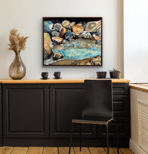 Load image into Gallery viewer, Netta Thompson, Rocky Pool 2, Mixed Media on Canvas
