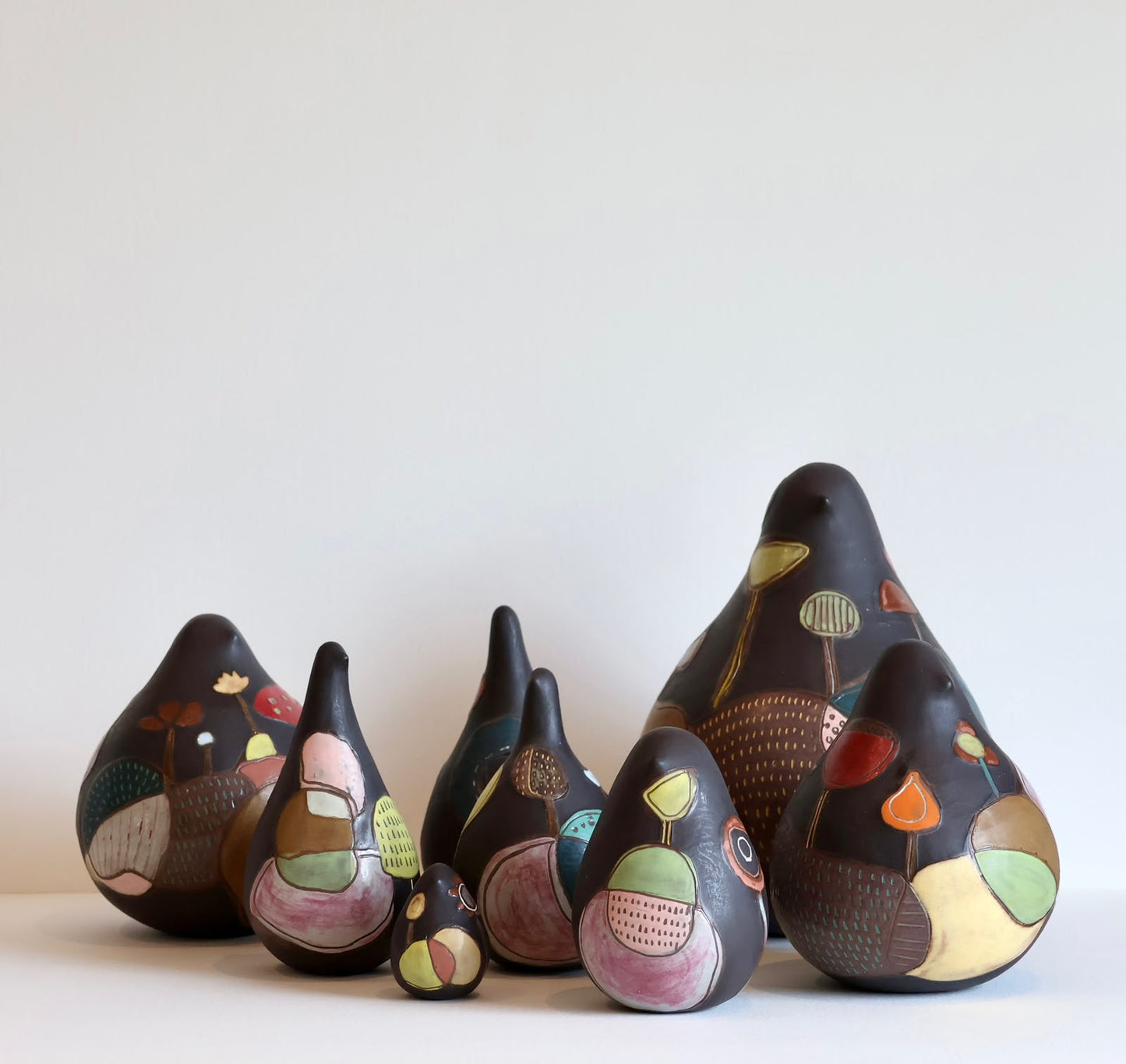 Shellie Christian, Stories that Take Shape Bird 8 - Hand sculpted Ceramic