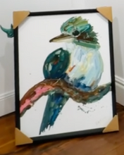 Load image into Gallery viewer, Kerry Bruce, Kookaburra , Acrylic on 500gsm Art Paper
