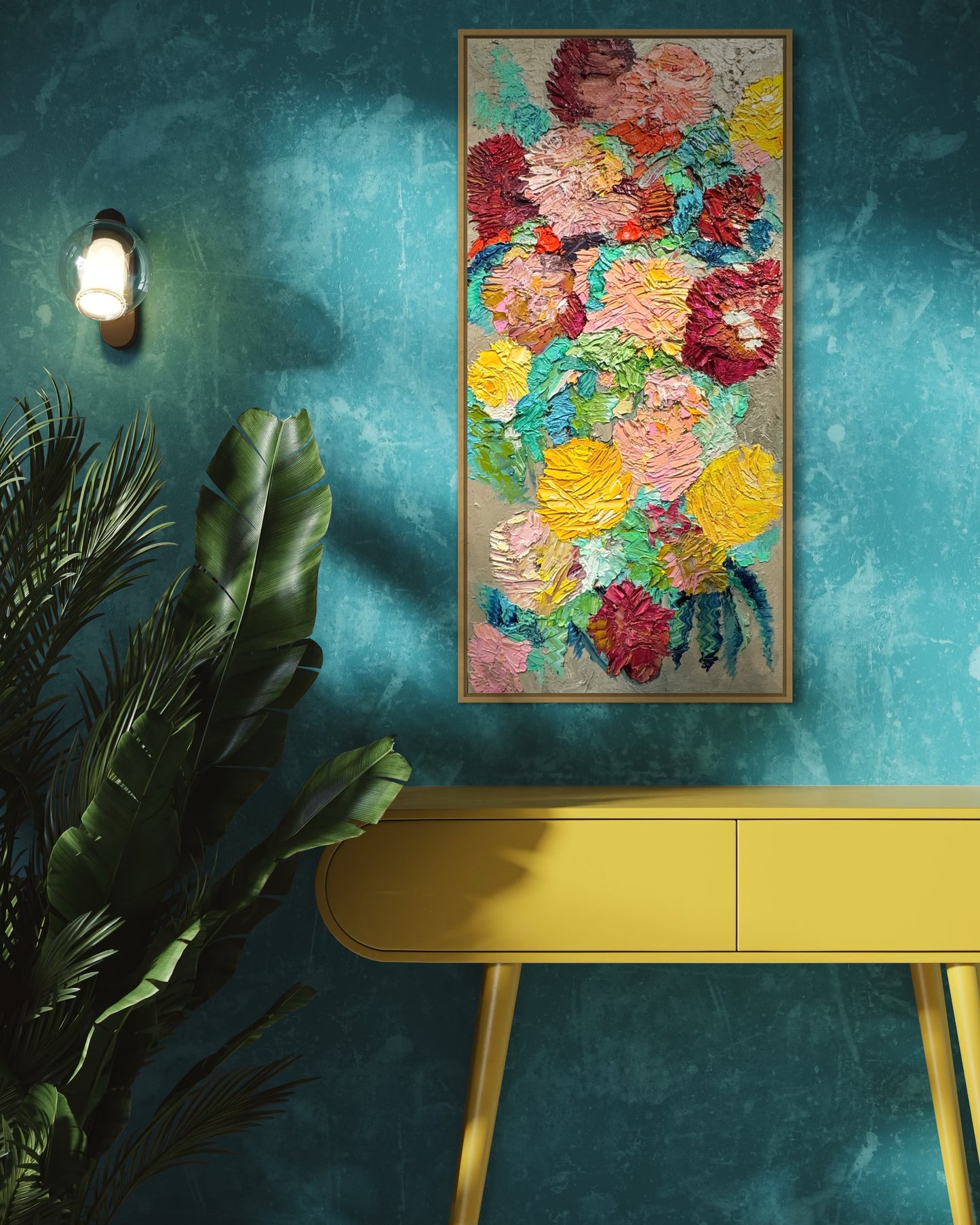 Kerry Bruce, Native Brush, Oil on Canvas