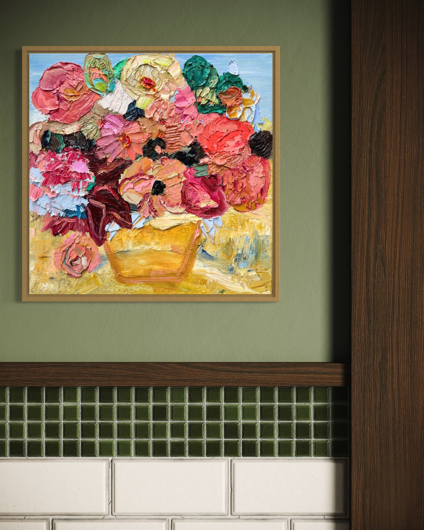 Kerry Bruce, Canola Gold , Oil on Canvas